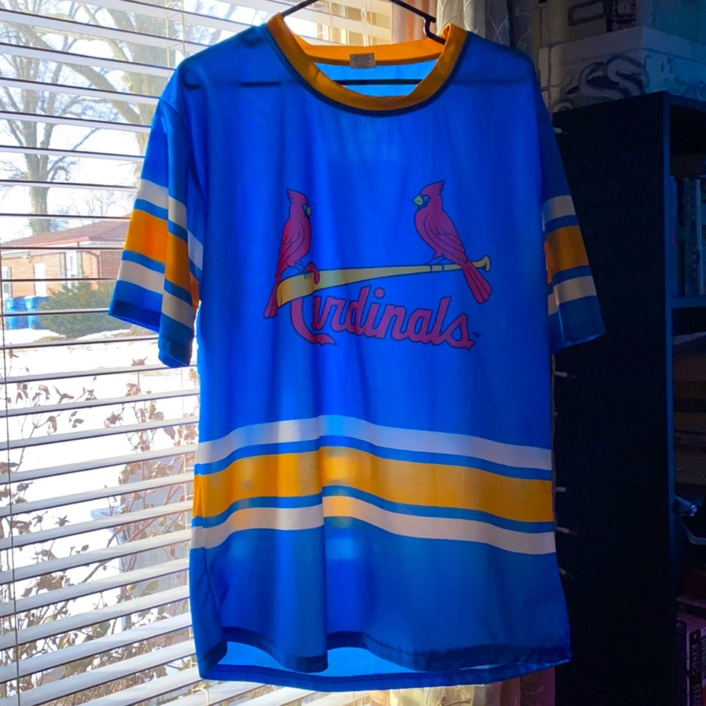 St. Louis Blues/cardinals mashup jersey
